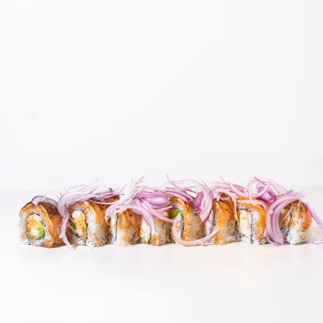 Aburi Salmon Roll.