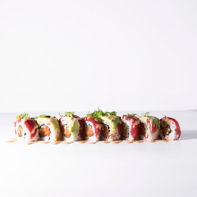 Spicy In and Out Roll.