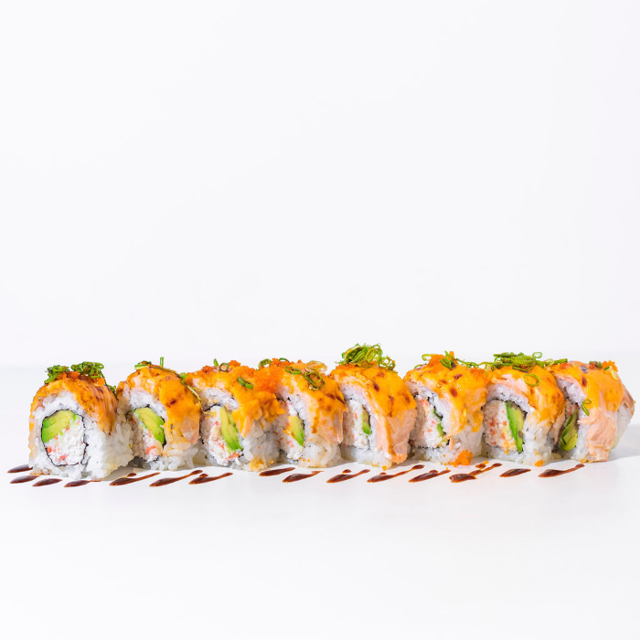 Baked Salmon Roll.