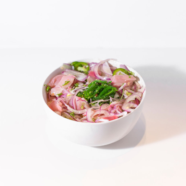 Yellowtail Poke Bowl.