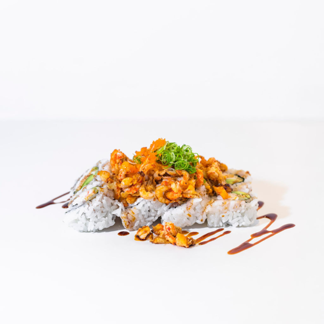Baked Crawfish Roll.